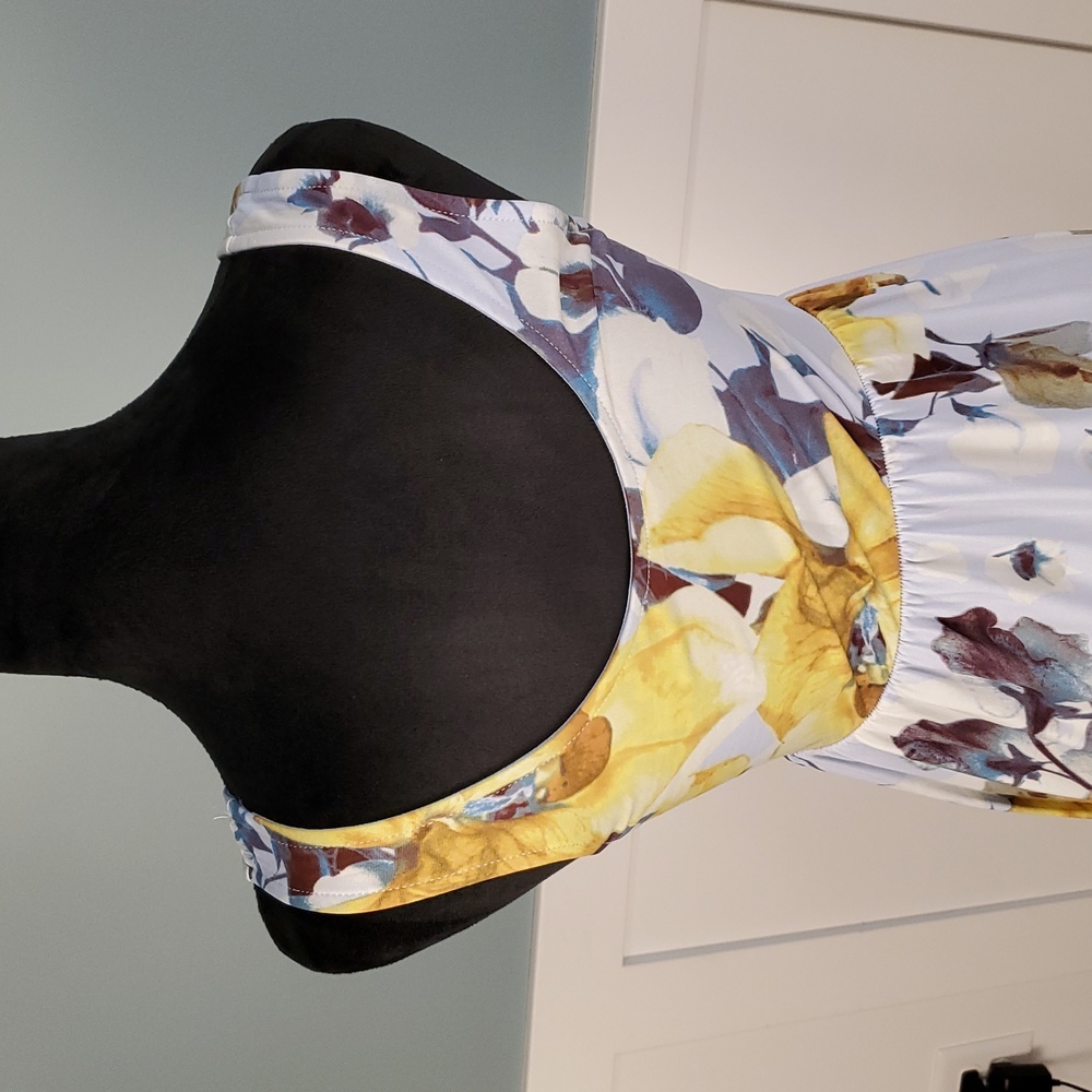 Entro Lightweight Stretchy Summer Maxi Dress Small - Picture 5 of 14